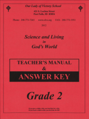 Science & Living in God's World 2 Teacher's Manual